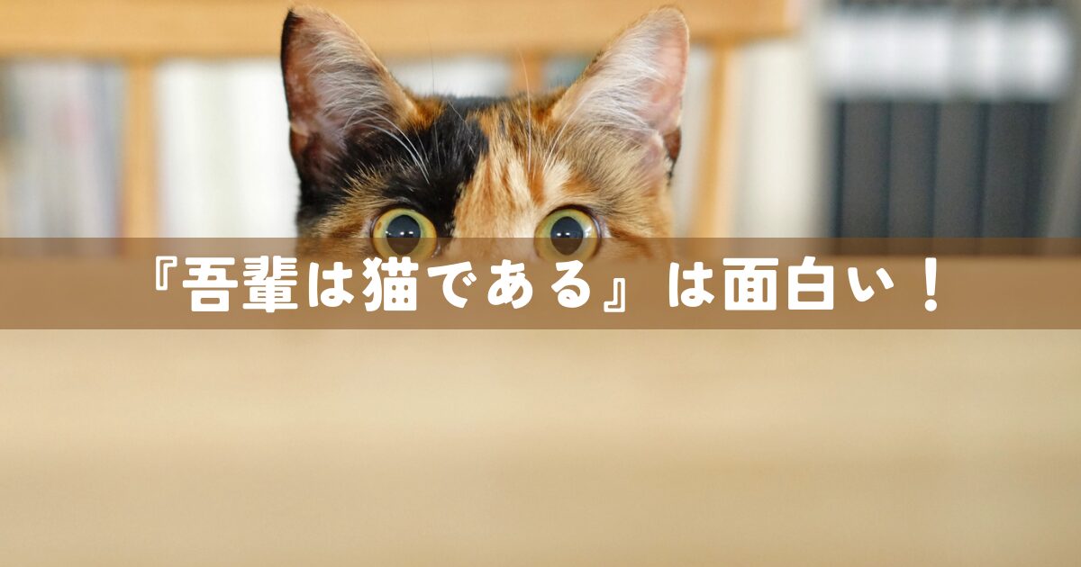 「吾輩は猫である」は面白い！