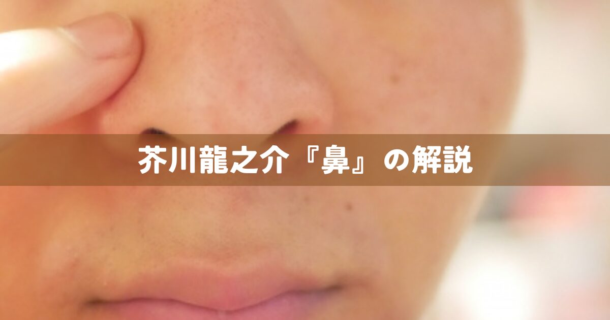 芥川龍之介『鼻』の解説