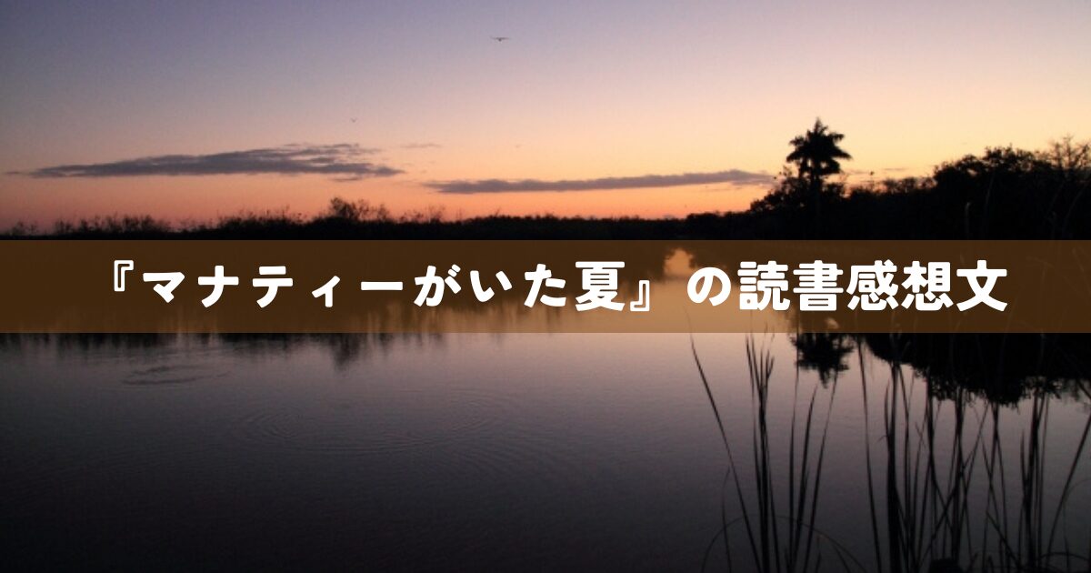 『マナティーがいた夏』の読書感想文