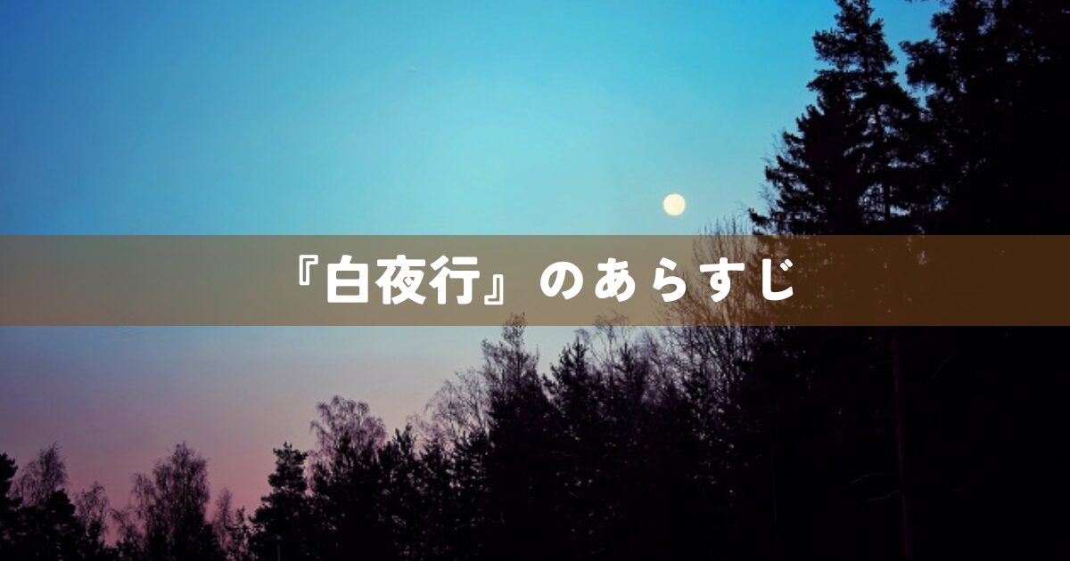 『白夜行』のあらすじ