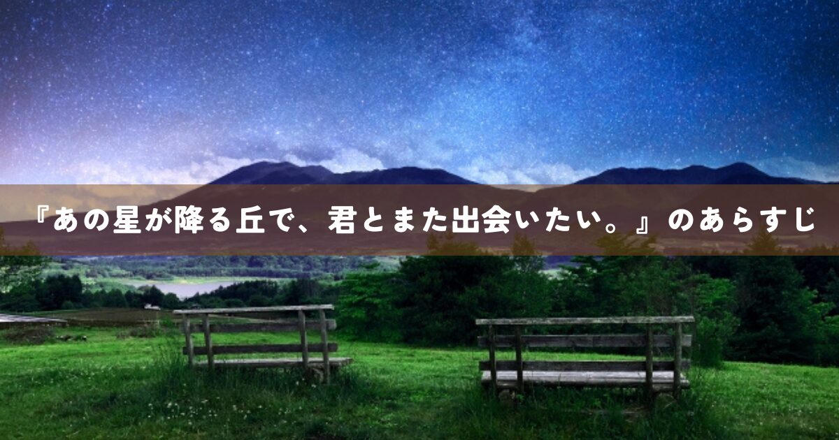 『あの星が降る丘で、君とまた出会いたい。』のあらすじ