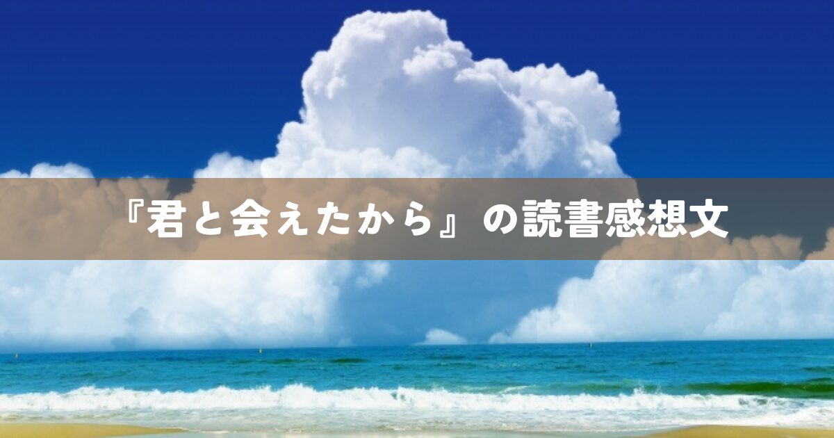 『君と会えたから』の読書感想文