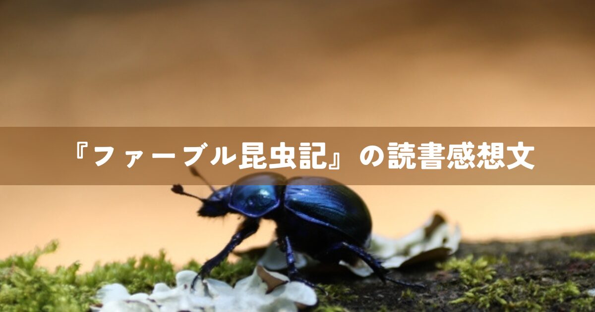 『ファーブル昆虫記』の読書感想文
